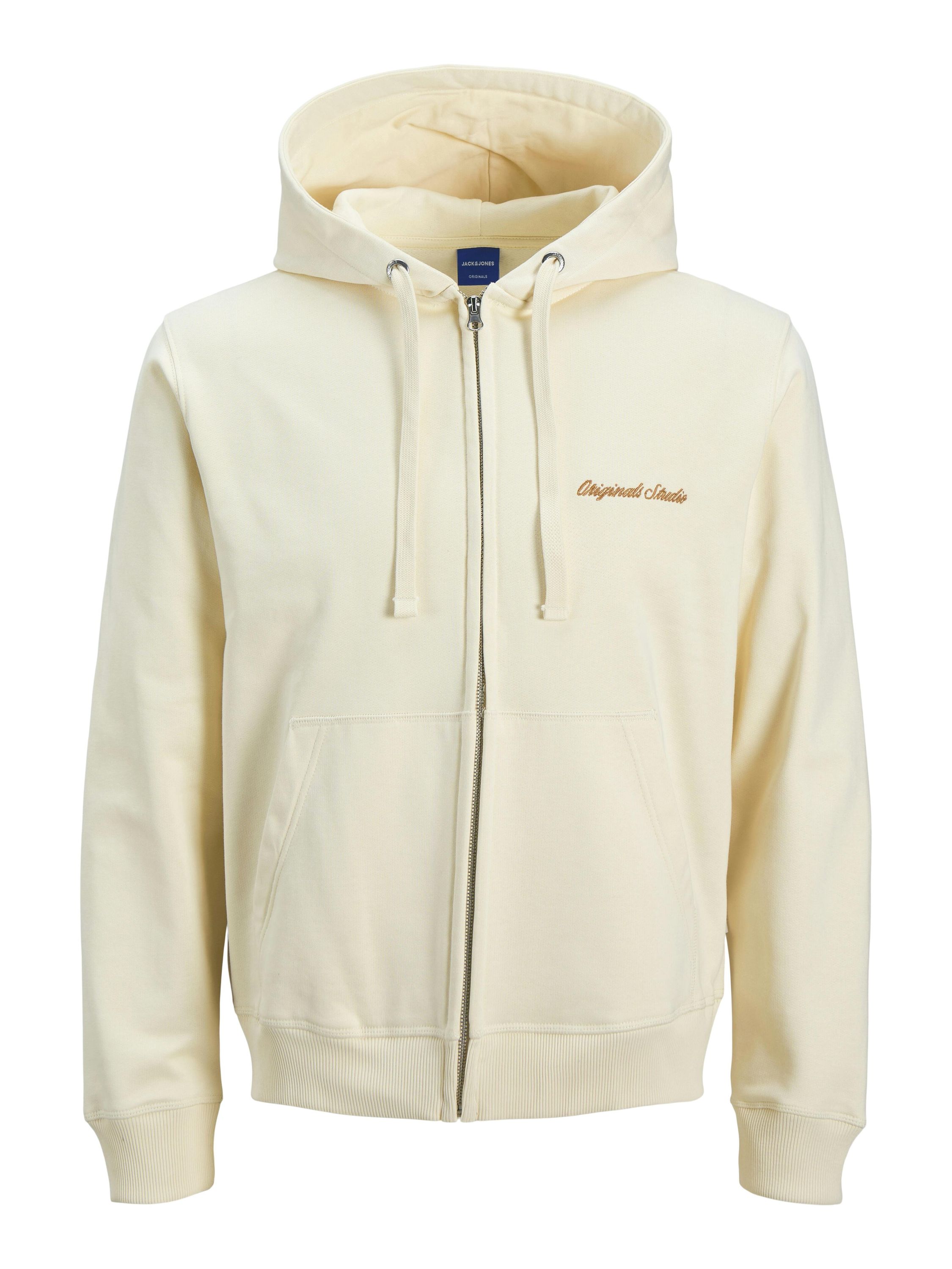Sweatjacke - Antique White - Creme