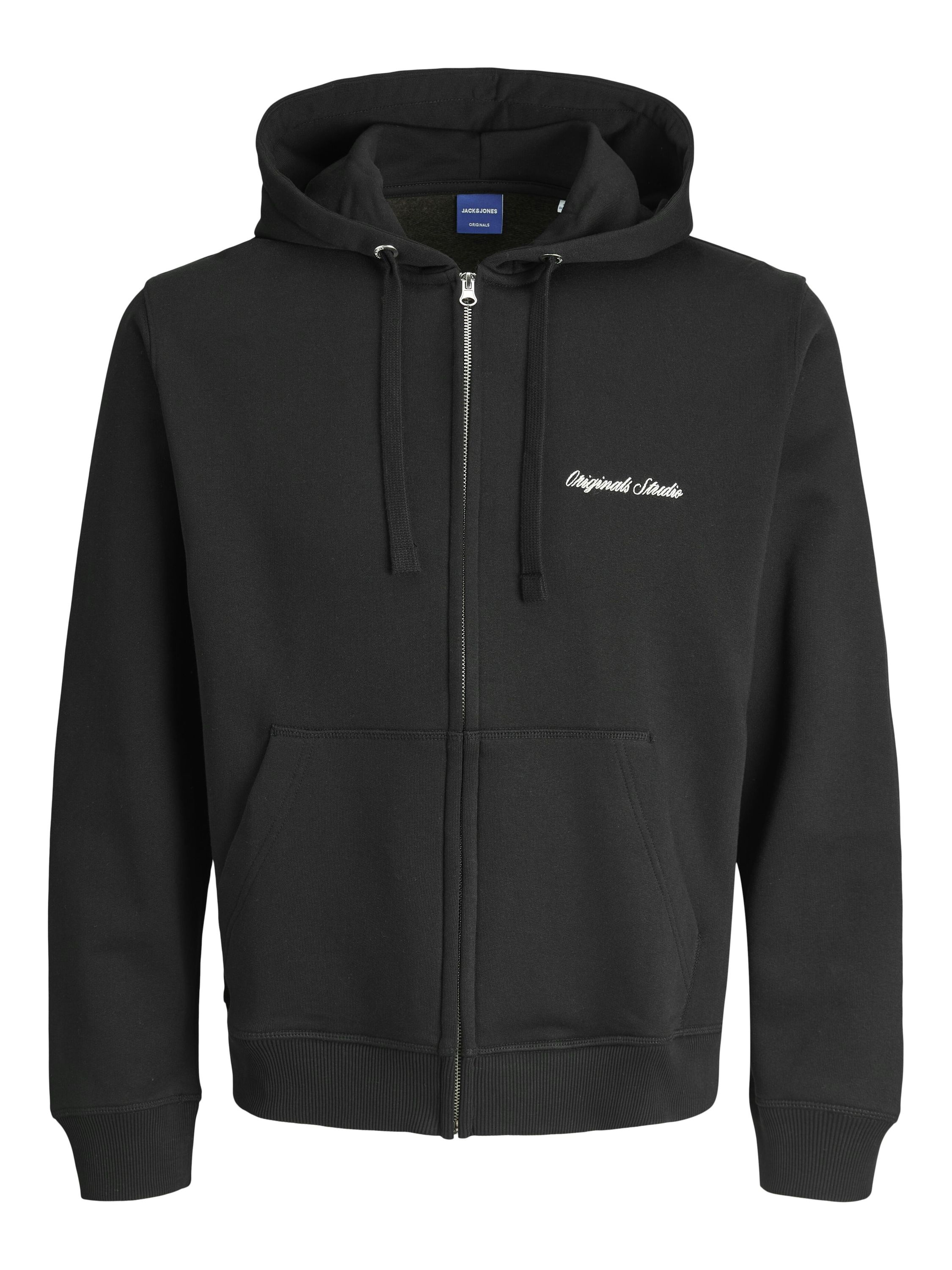 Sweatjacke - Black - Schwarz