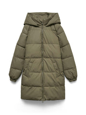 Winterjacke mit Kapuze - Bungee Cord - Grau