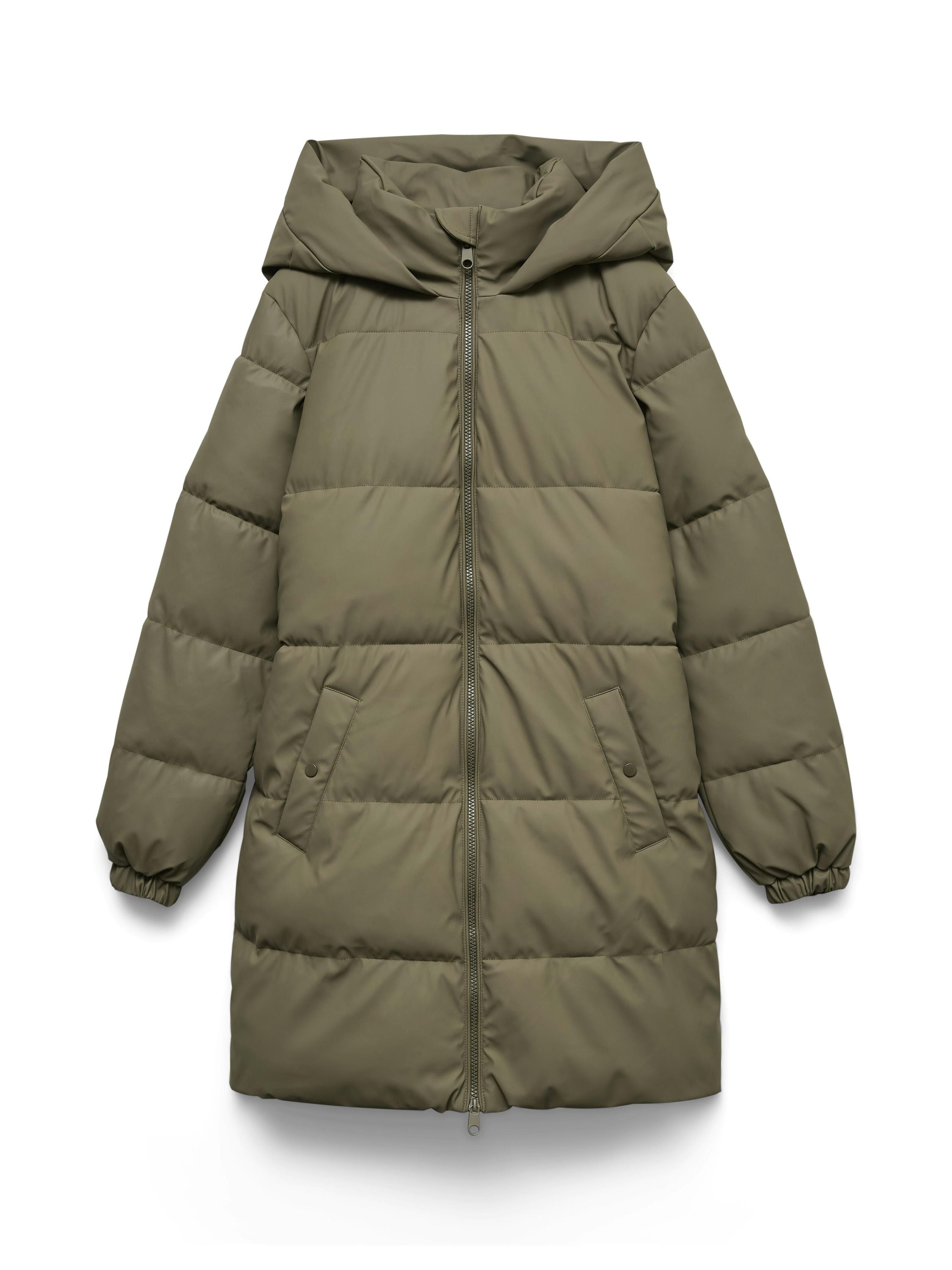 Winterjacke mit Kapuze - Bungee Cord - Grau