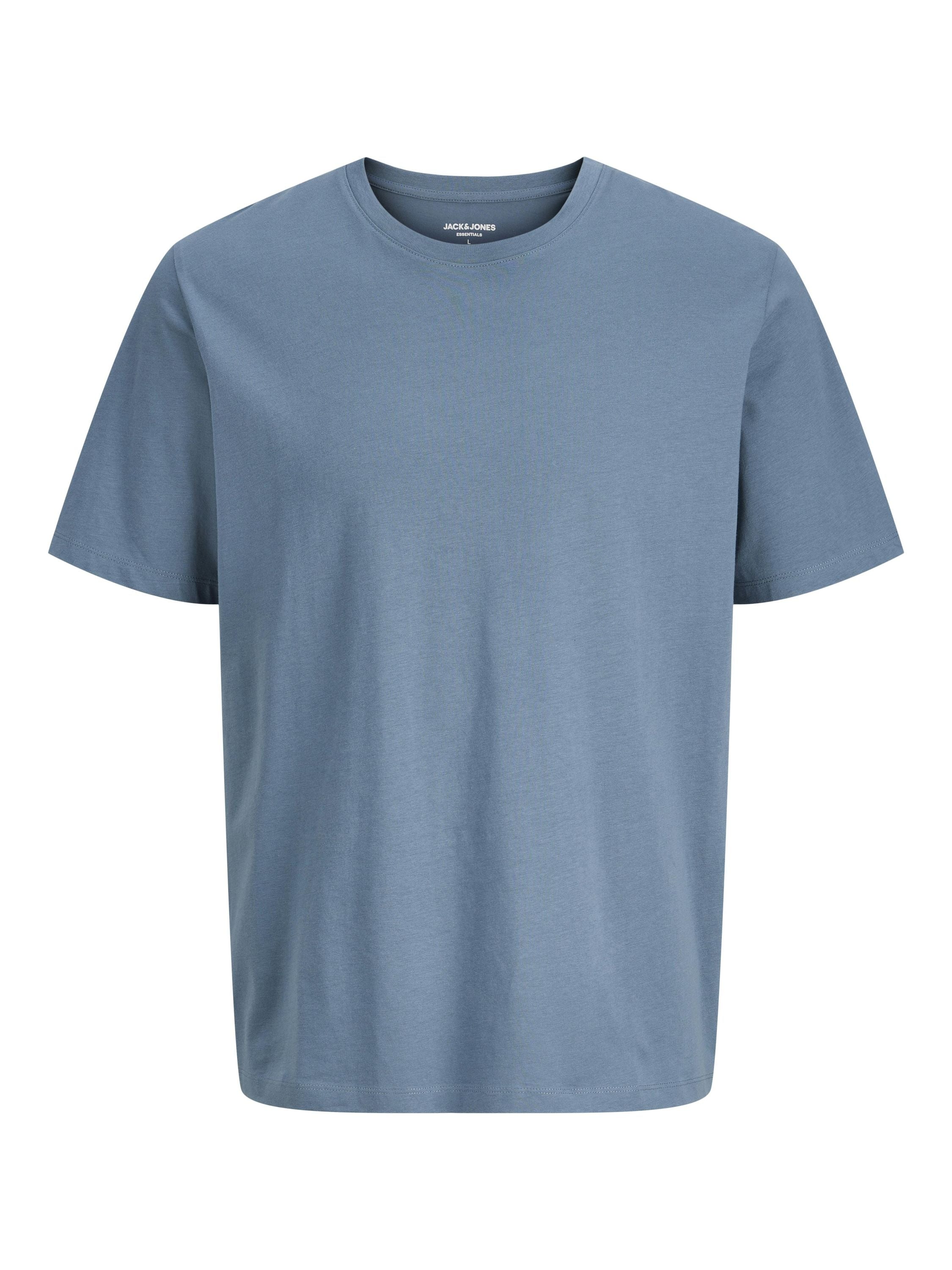 T-Shirt aus Bio-Baumwolle - Blue Mirage - Blau
