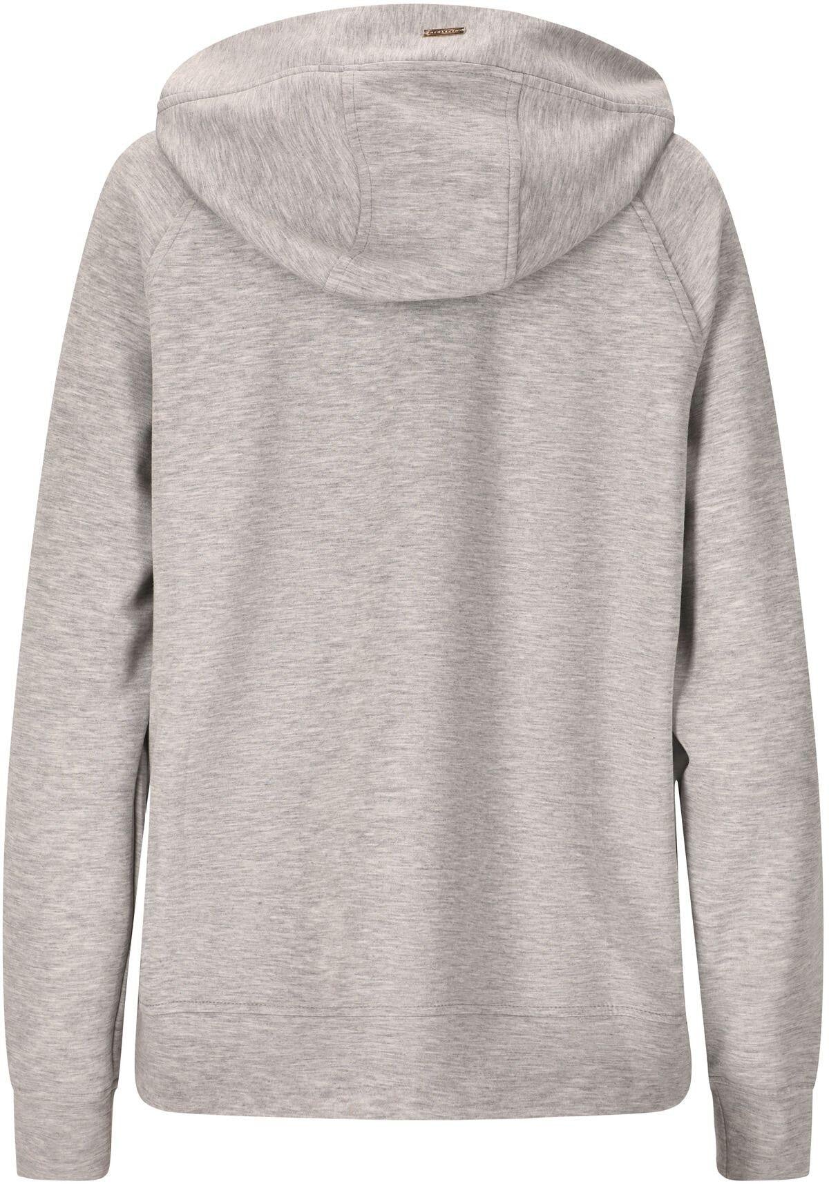 Sweatshirtjacke Jacey - 1005-Light Grey Melange - Grau