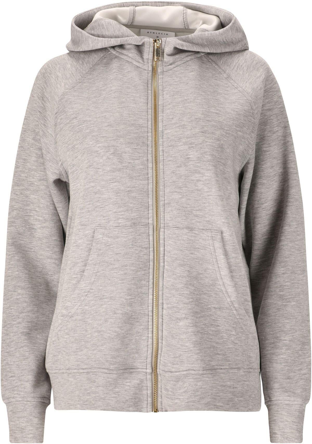 Sweatshirtjacke Jacey - 1005-Light Grey Melange - Grau