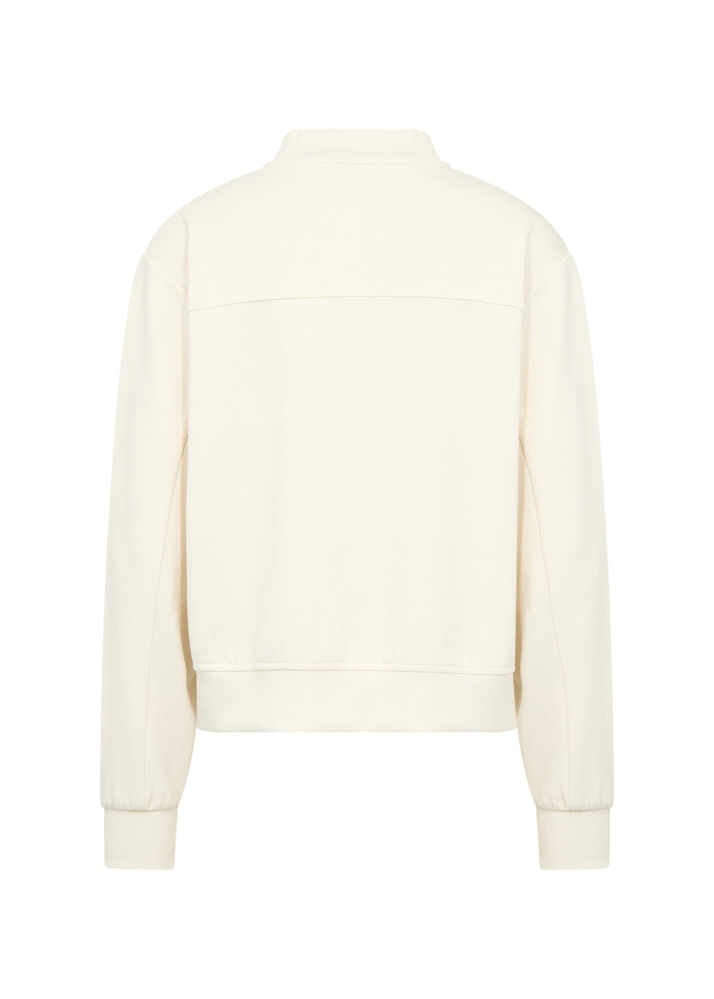 Sweatshirtjacke aus Modalmix - 1620-CREAM - Creme