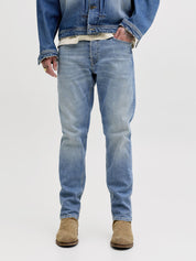 Jeans im Tapered Fit - Blue Denim - Blau