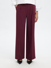 Weite Damen Hose - Fig - Rot