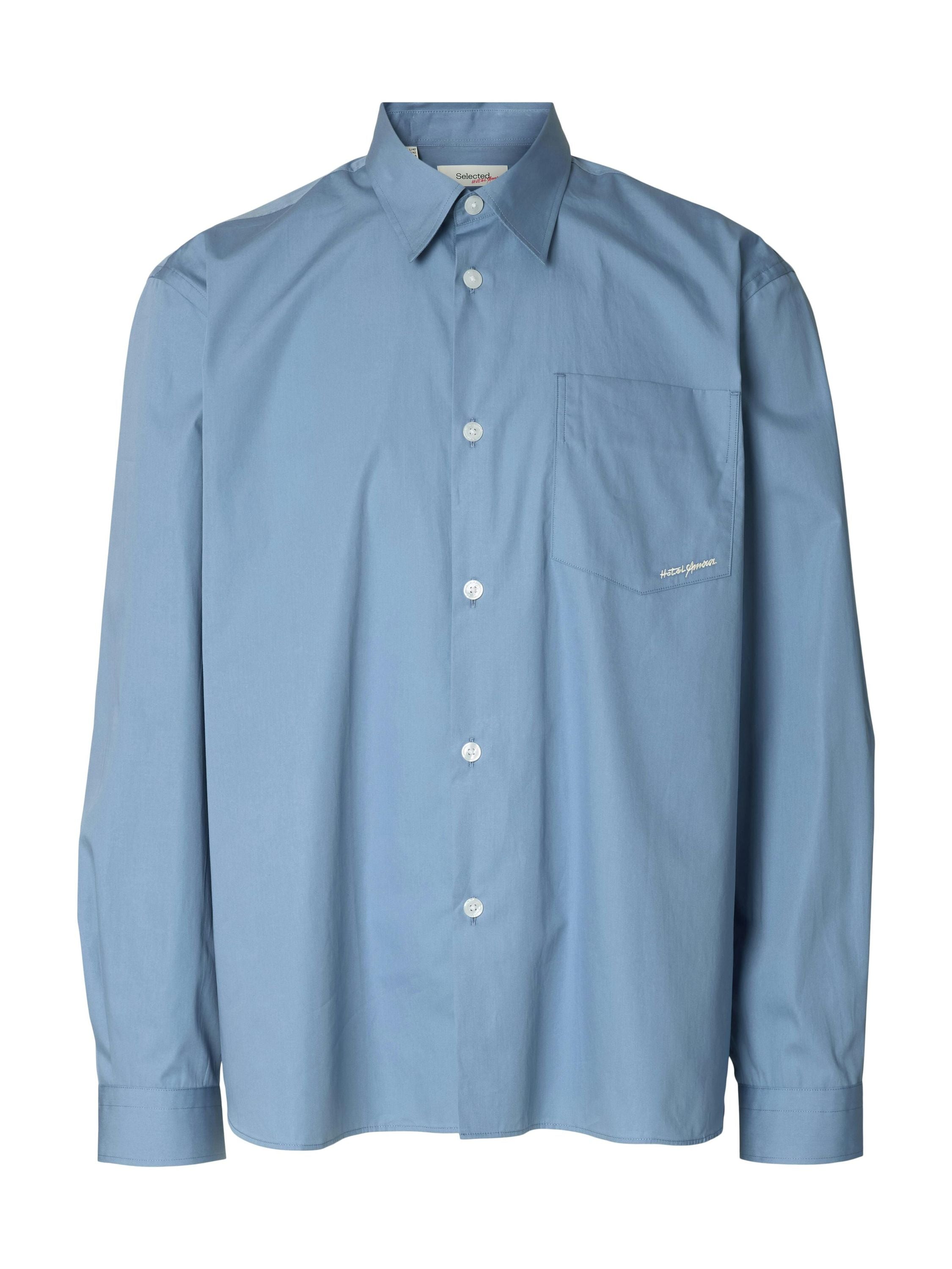 White Embroidery - Blau