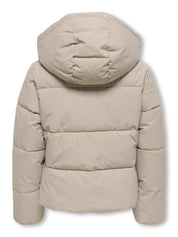 Winterjacke aus recycelten Polyester - Etherea - Beige