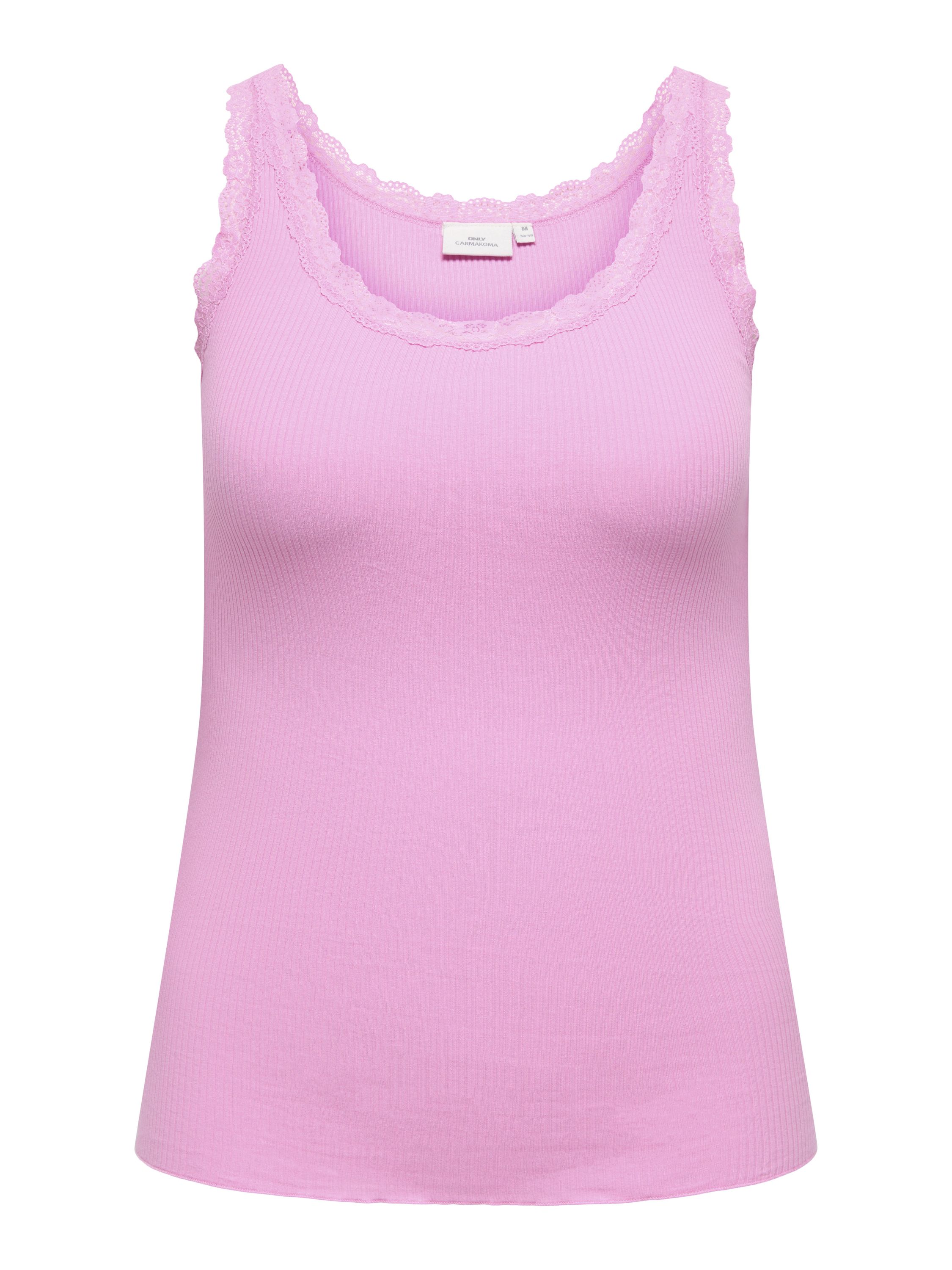 Tanktop aus Baumwolle - Begonia Pink - Pink