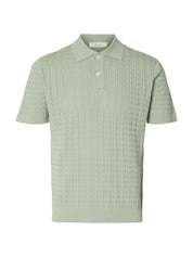 Poloshirt aus Bio-Baumwolle - Aqua Gray - Grün