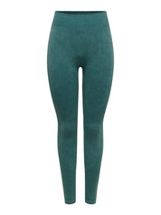 Funktionsleggings ONPEDDA Scrunch - Mediterranea/w. Wash - Grün