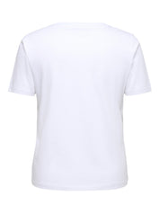 T-Shirt aus Baumwolle - Bright White/Heart - Weiß