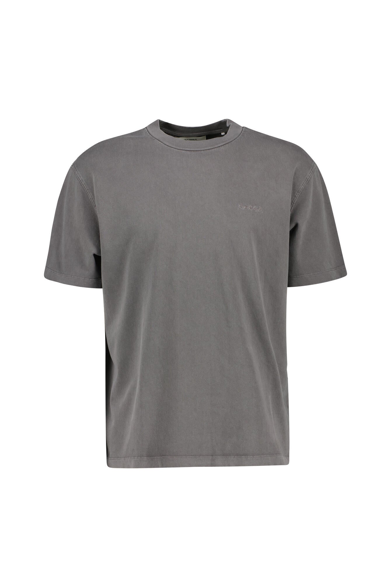 T-Shirt aus Baumwolle - 9004-Dk. Grey - Grau