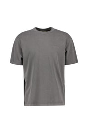 T-Shirt aus Baumwolle - 9004-Dk. Grey - Grau