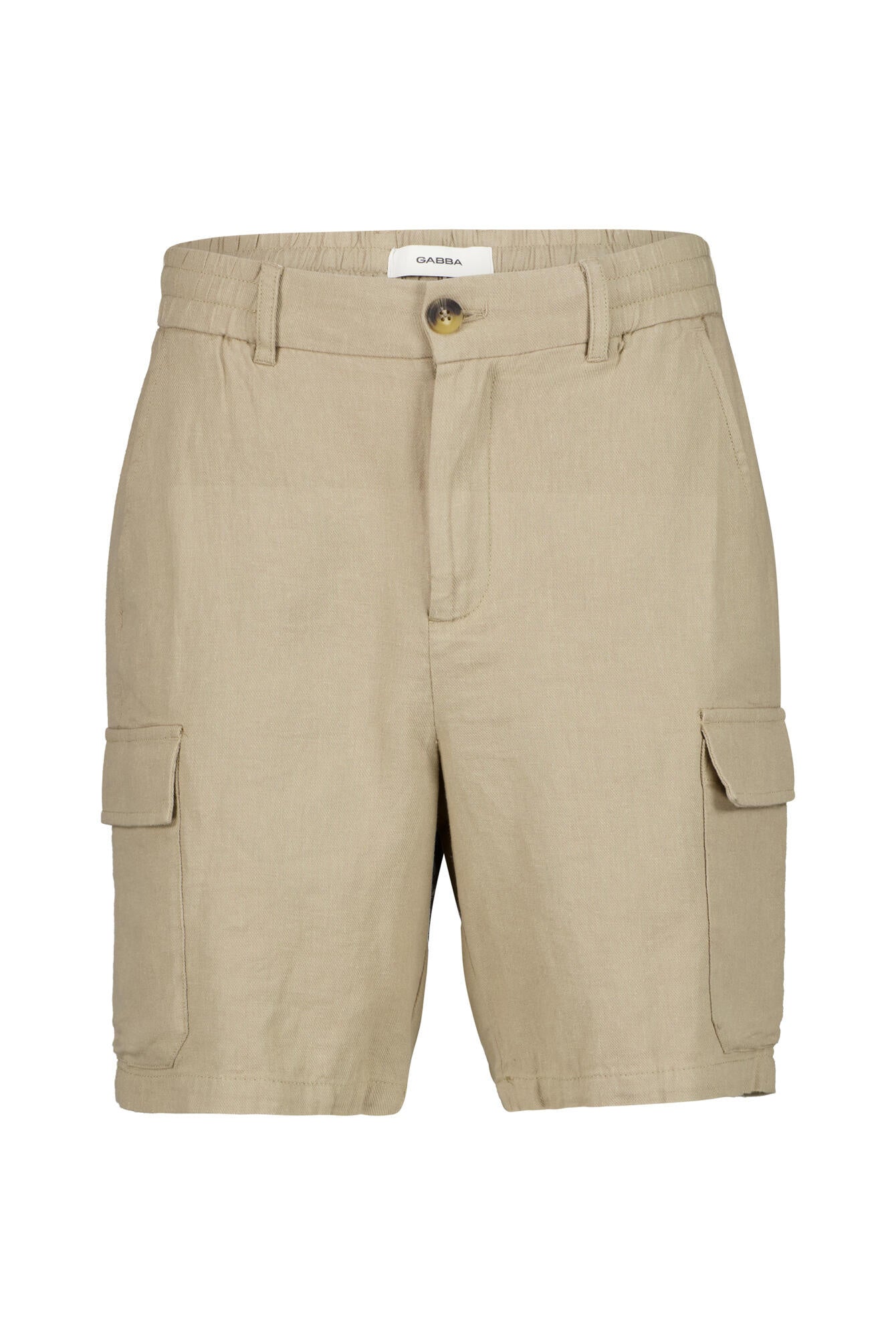 Leinen-Cargoshorts ALFA CARGO LINO Regular Fit - 0031-Sand Plaza - Braun