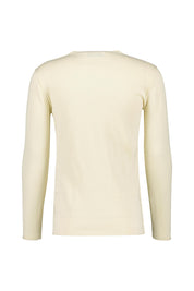 Strickpullover BELA FIX LS - 0027-Ecru Light - Beige