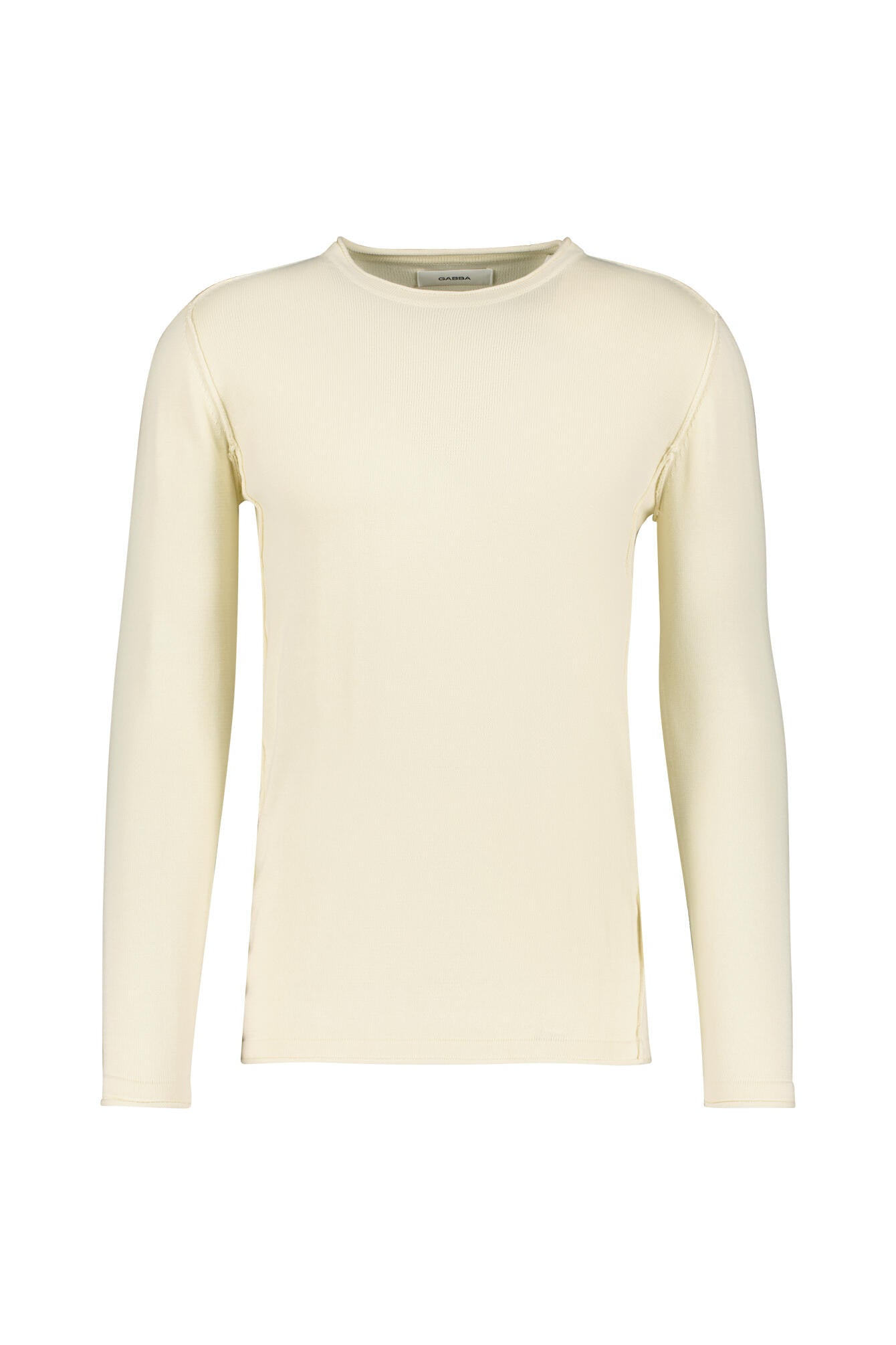 Strickpullover BELA FIX LS - 0027-Ecru Light - Beige