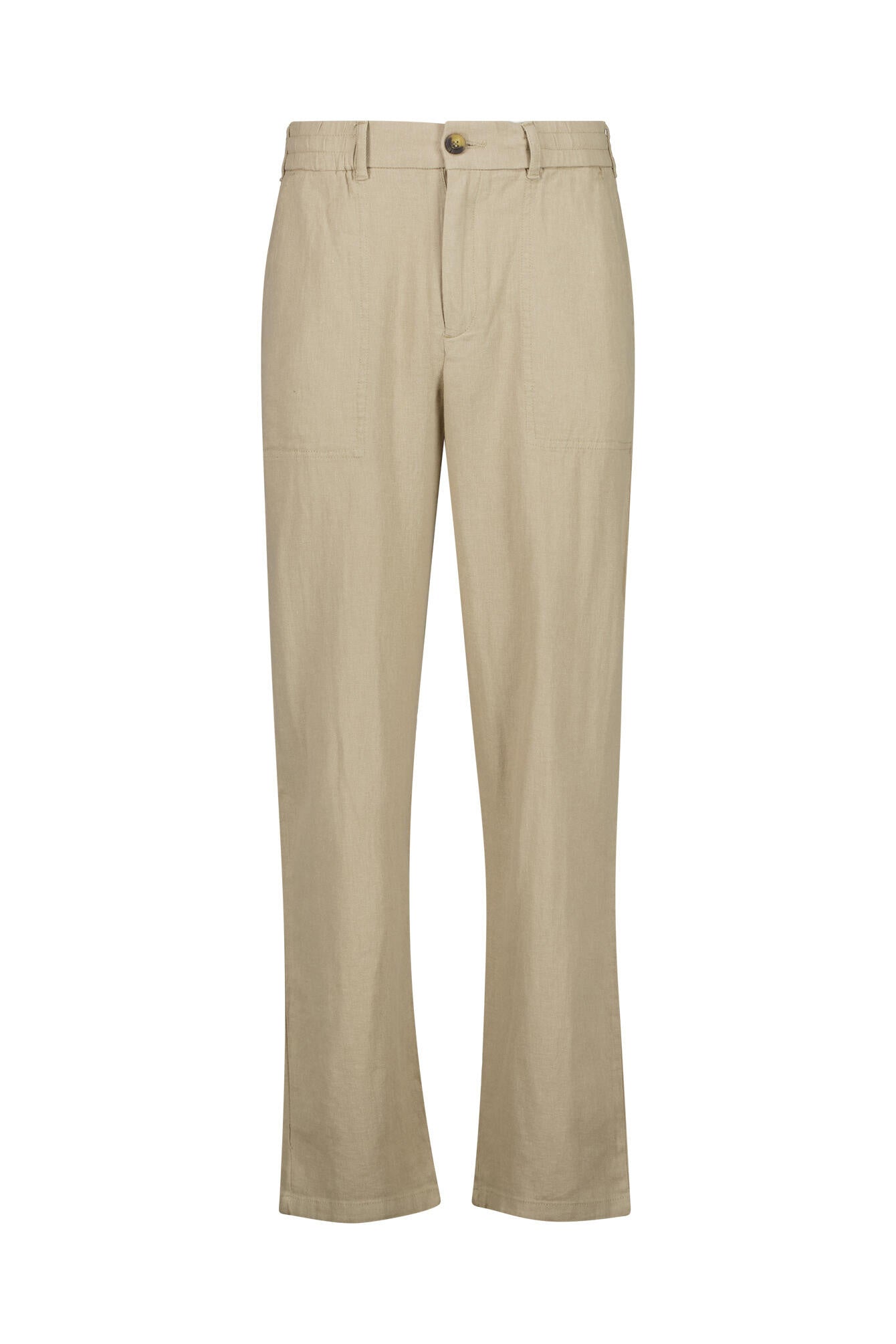 Leinenhose ZETA LINO Relaxed Fit - 0031-Sand Plaza - Braun