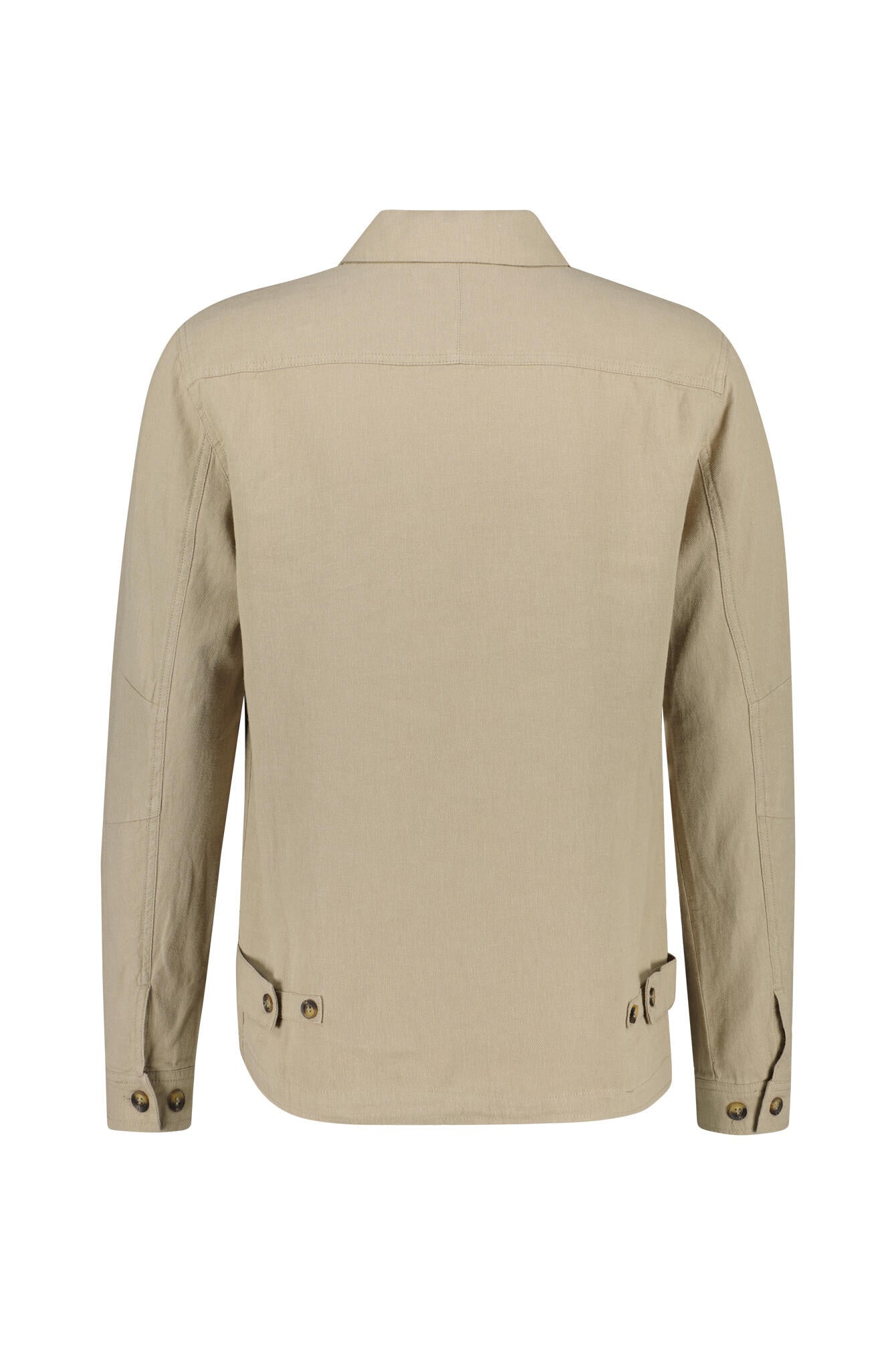 Leinenhemd PETER LINO Regular Fit - 0031-Sand Plaza - Braun