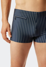 Badehose Komfort mit Bein - 801-admiral - Blau