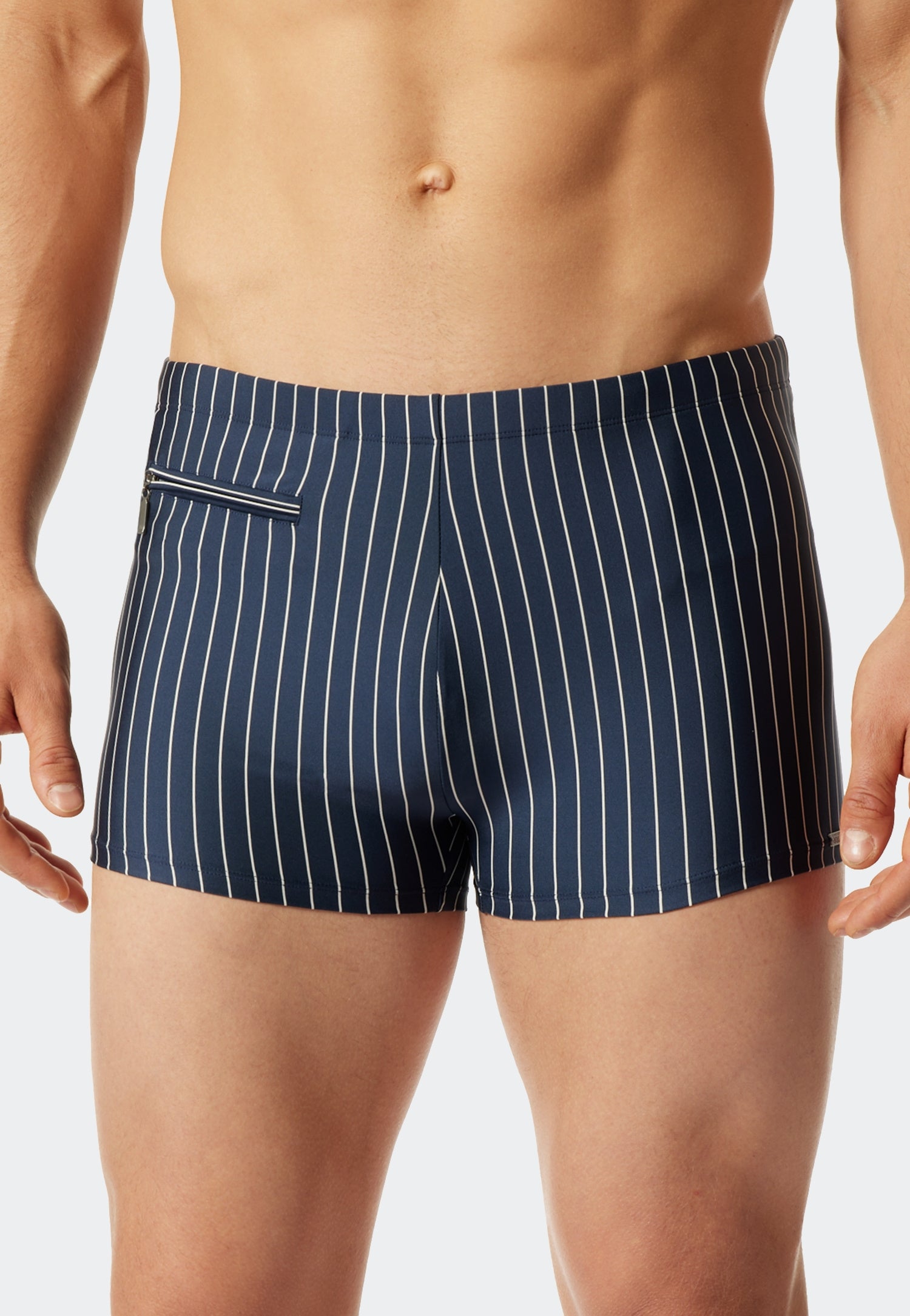 Badehose Komfort mit Bein - 801-admiral - Blau