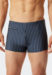 Badehose Komfort mit Bein - 801-admiral - Blau