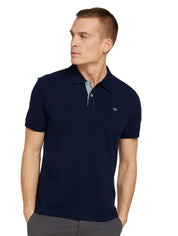 Poloshirt aus Baumwollpiqué - 10668-sky captain blue - Blau