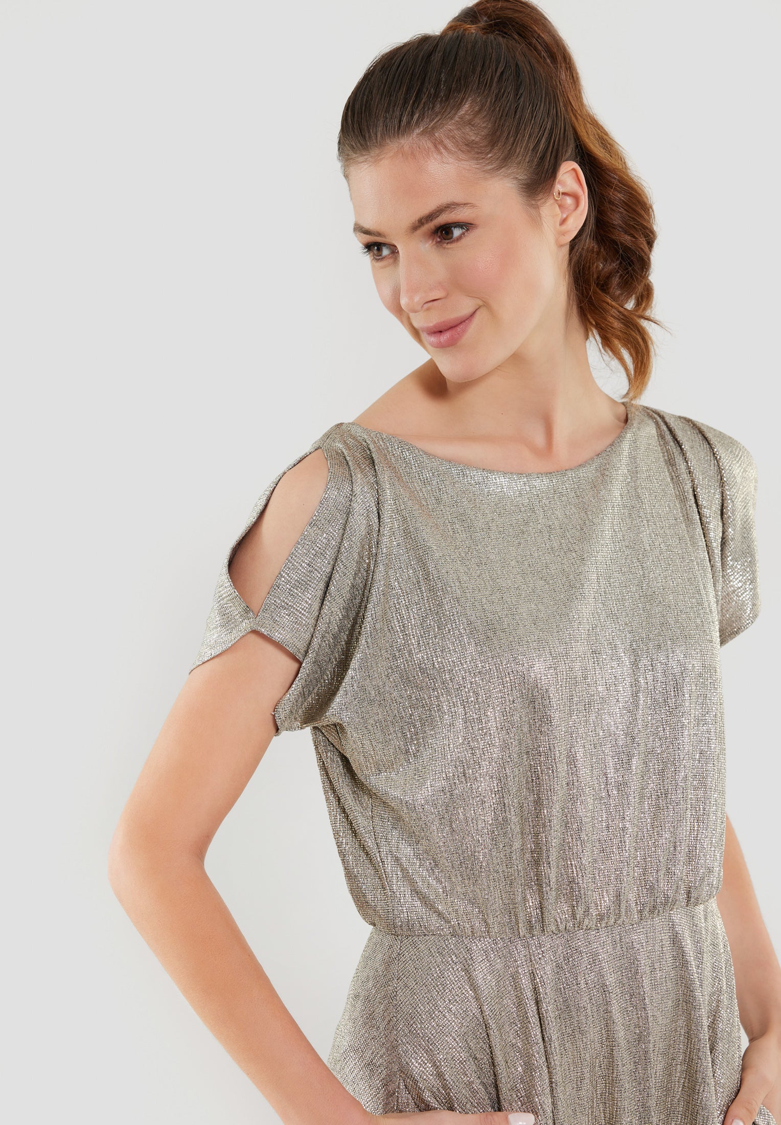 Midikleid aus Jersey