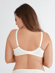 Bügel-BH mit Spitzendetails - 048-vanilla - Weiß