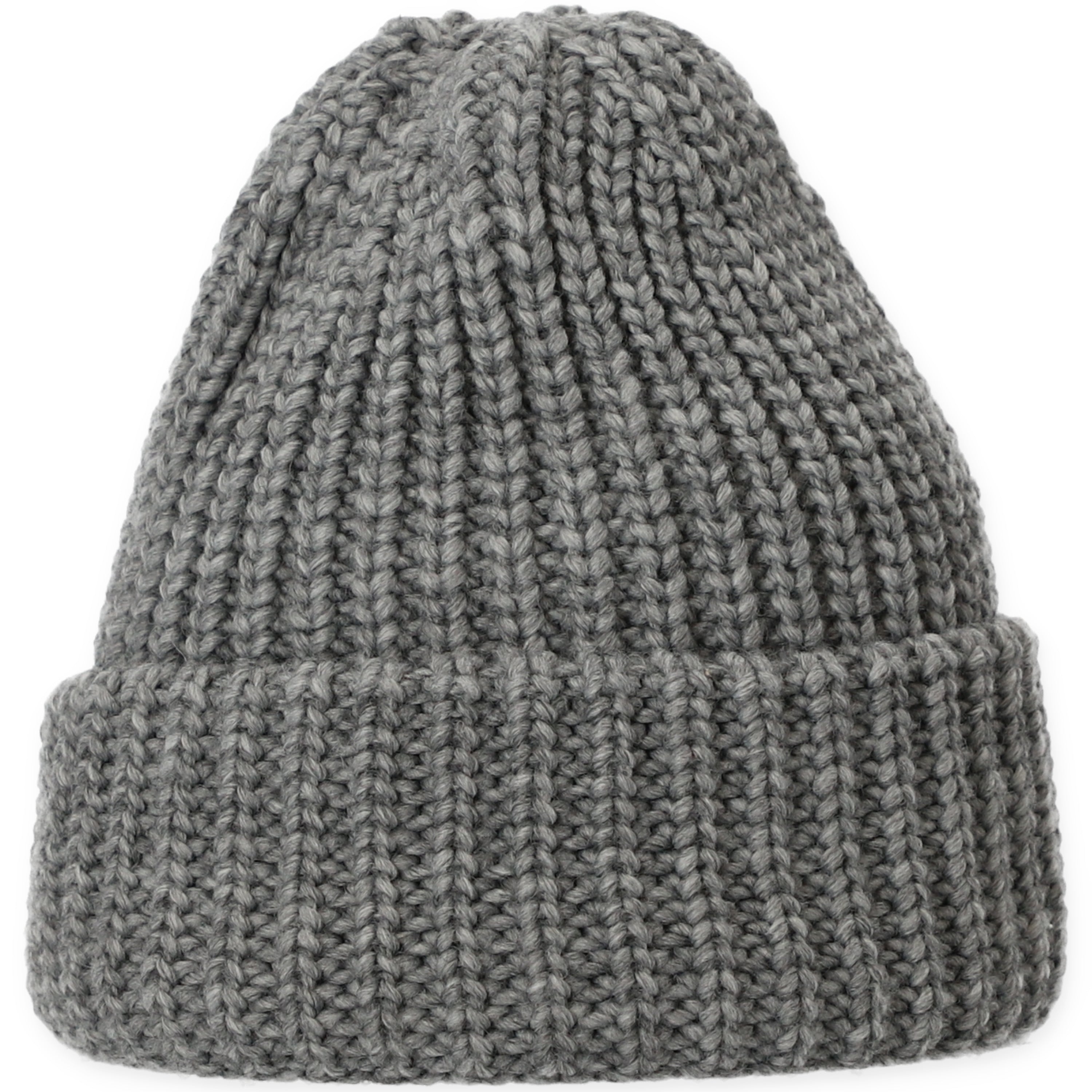 Strickmütze - 90 g - Grau