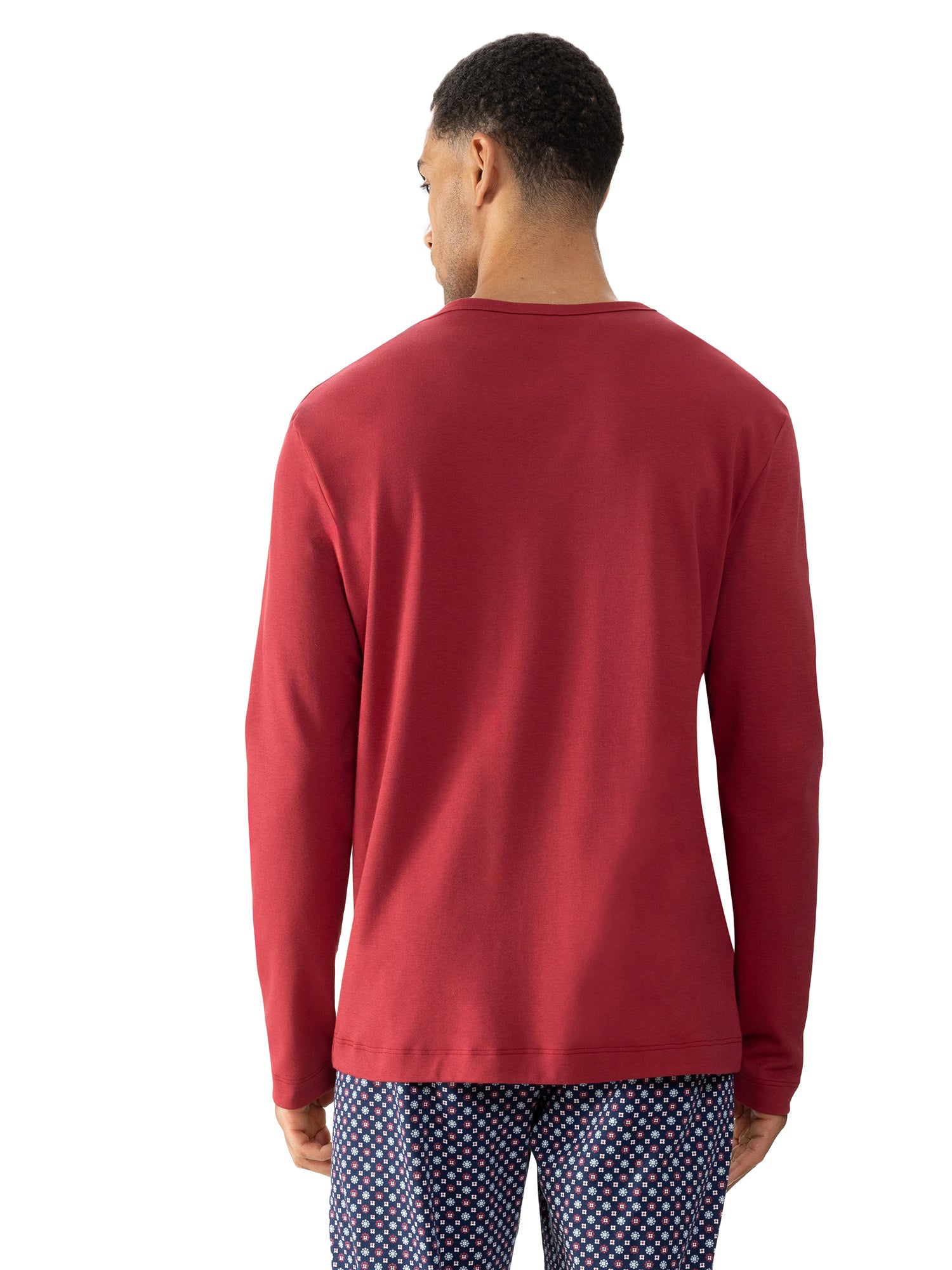 T-Shirt langarm - 827-true red - Rot