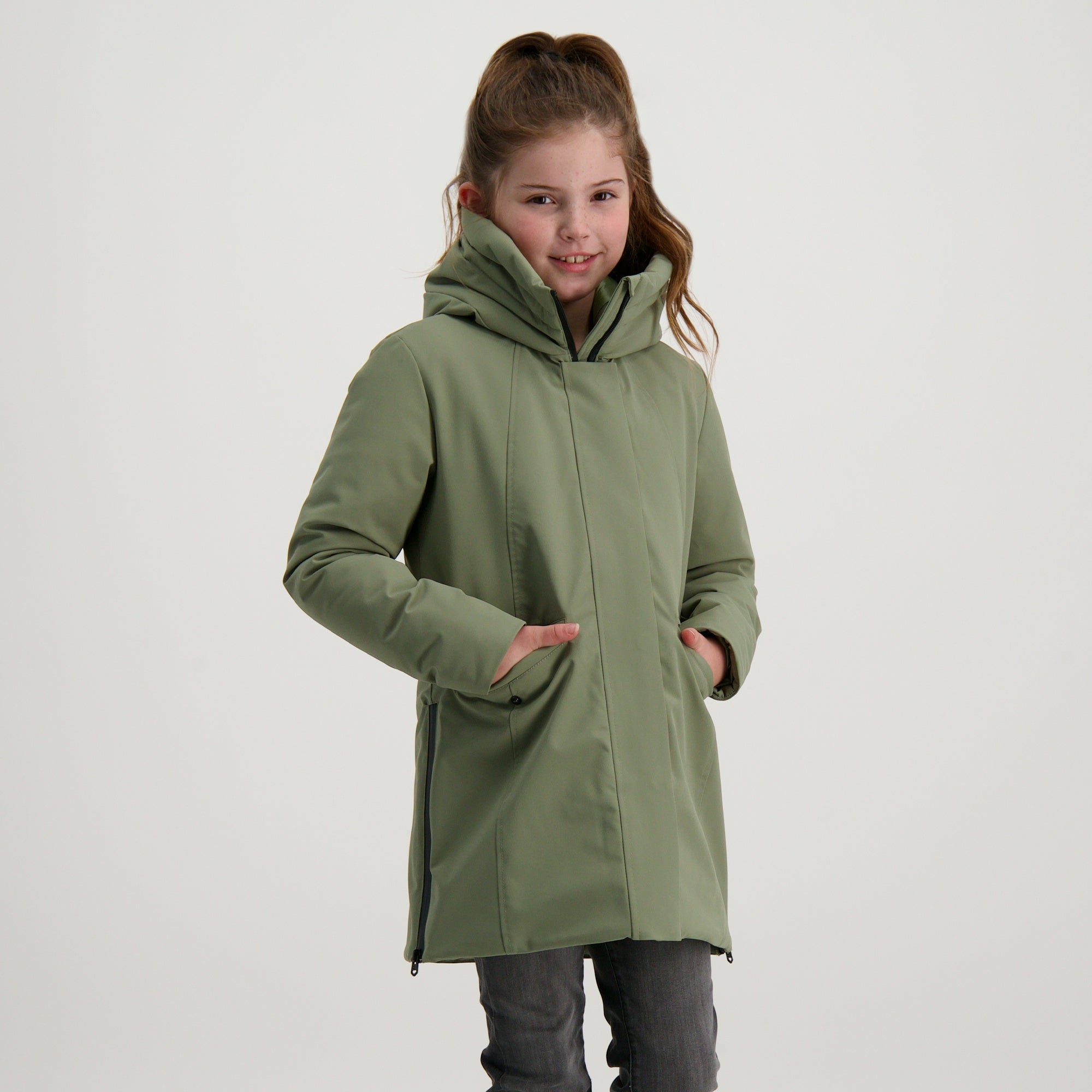 Winterjacke PINCY jr. - 19-Army - Grün