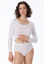 Taillenslip - 100-weiss - Weiß