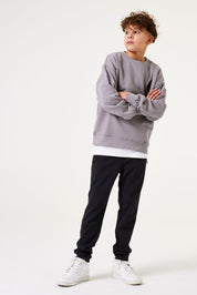 Sweatshirt aus Baumwolle - 7351 - Grau