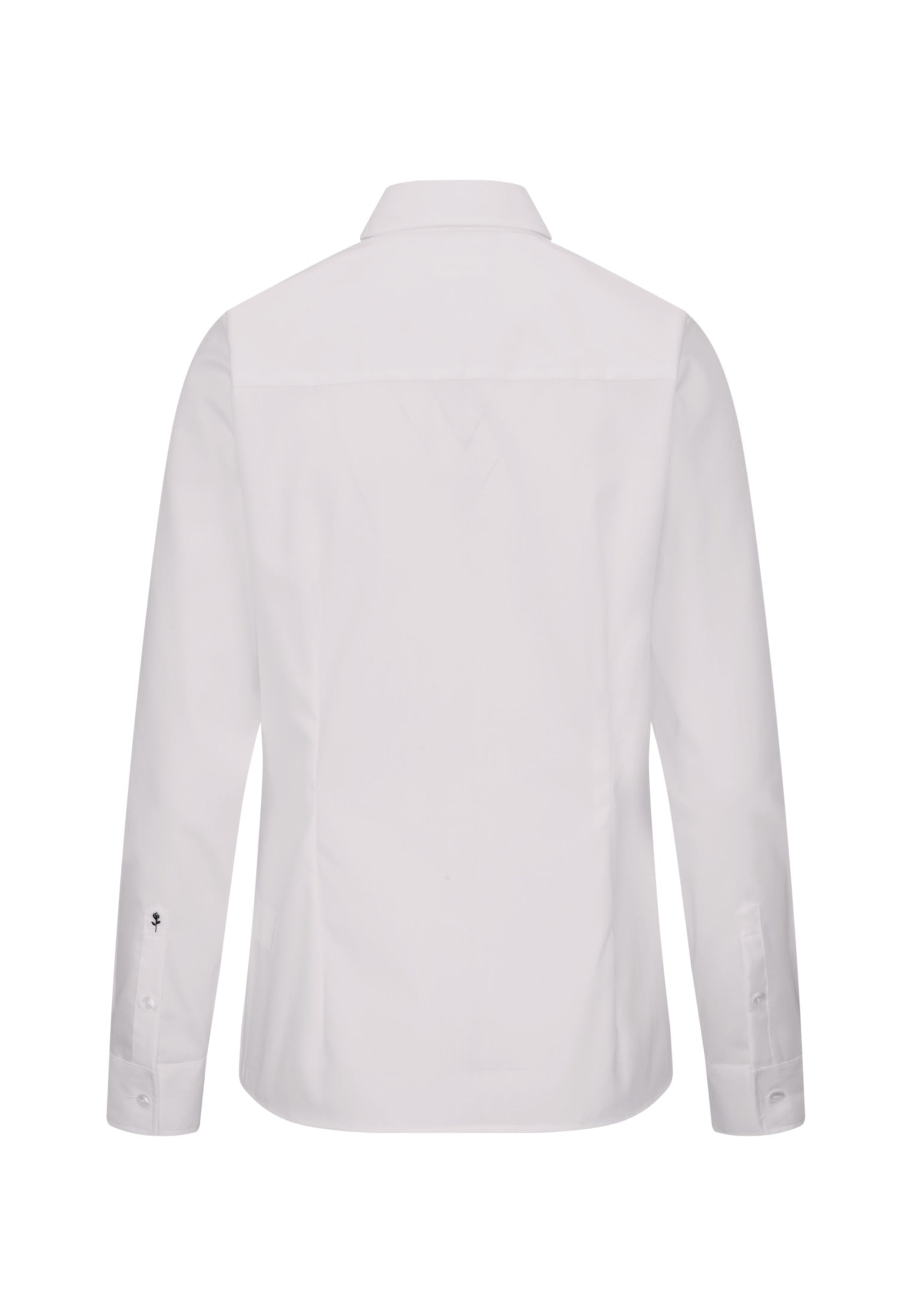 Hemdbluse aus Baumwolle - 01 - Weiß
