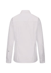 Hemdbluse aus Baumwolle - 01 - Weiß