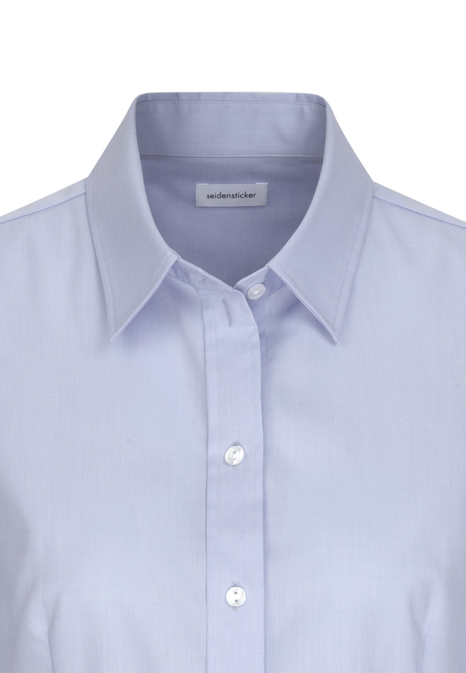 Hemdbluse aus Baumwolle - 12 - Blau