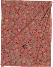 Gemusterter Schal - 182 - Braun