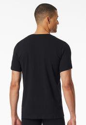 T-Shirt aus Baumwolle - 000-schwarz - Schwarz