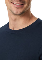 Langarmshirt aus Baumwolle - 804-nachtblau - Blau