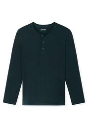 Langarmshirt aus Baumwolle - 804-nachtblau - Blau