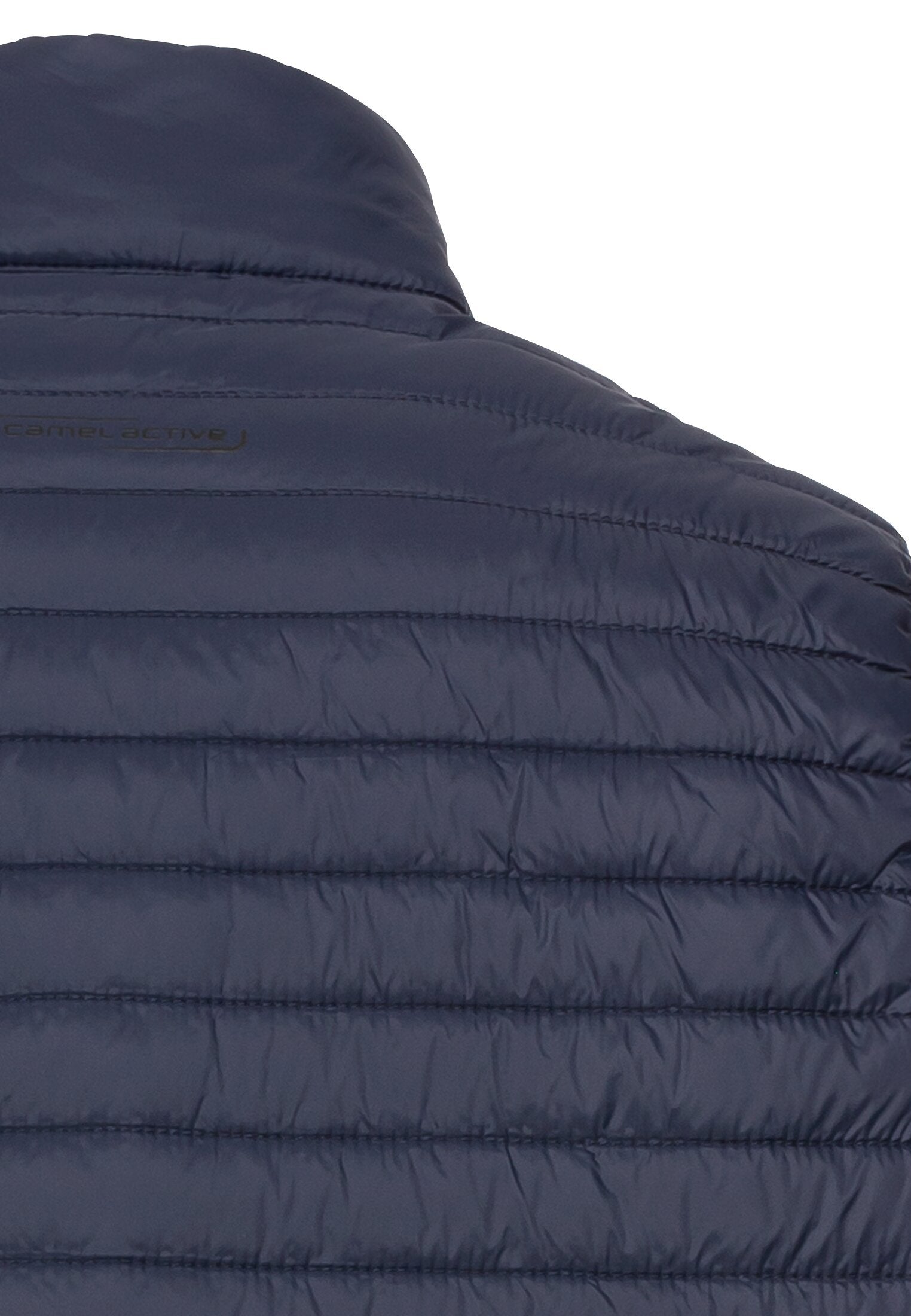 Steppweste mit Stehkragen - 47-Night Blue - Blau