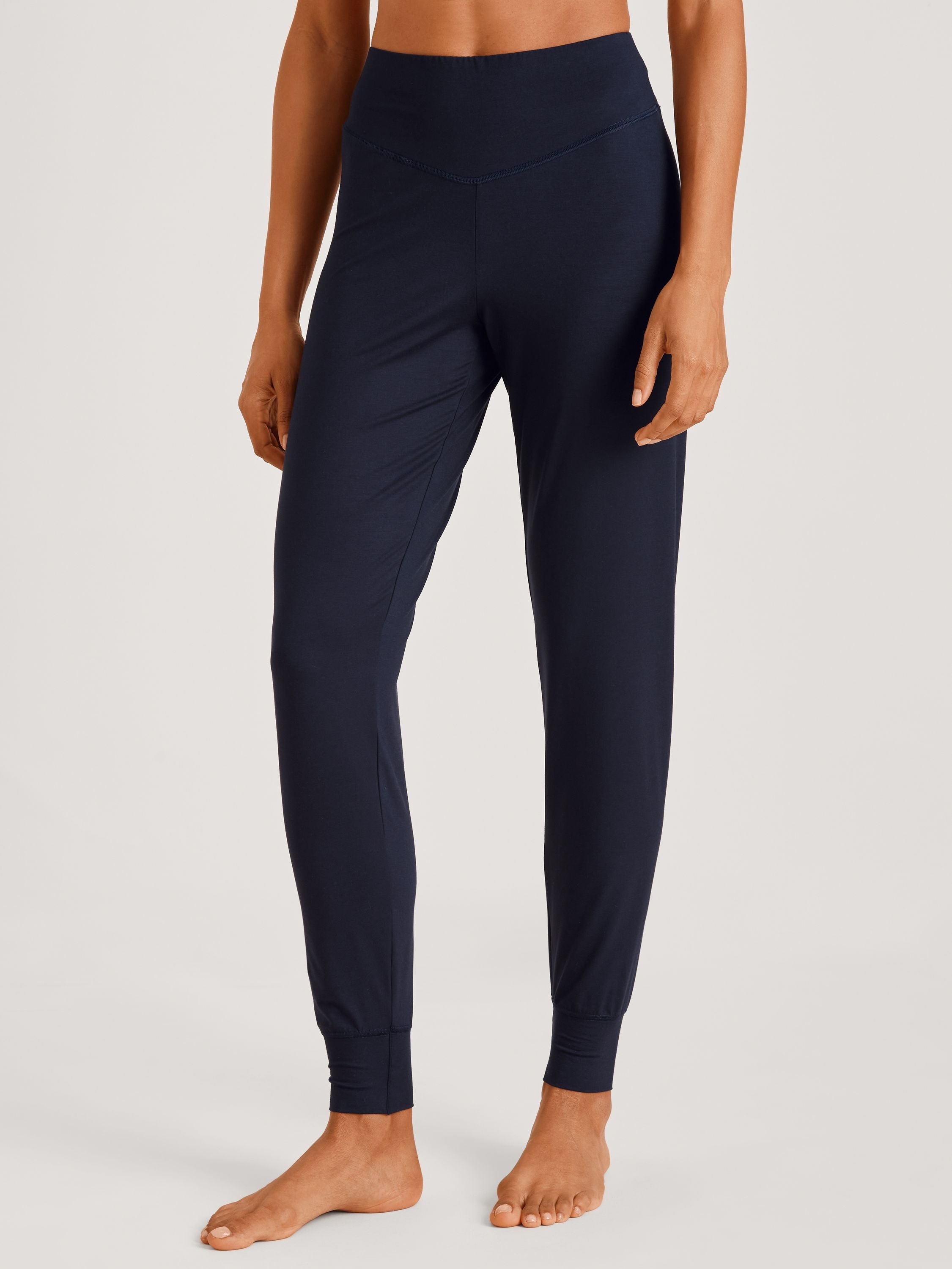 Pyjamahose Slim Fit - 339-dark lapis blue - Blau