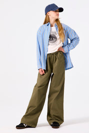 Bluse gestreift - 3702 - Blau