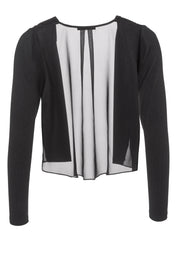 Bolero aus Viskosemix - 100 - Schwarz