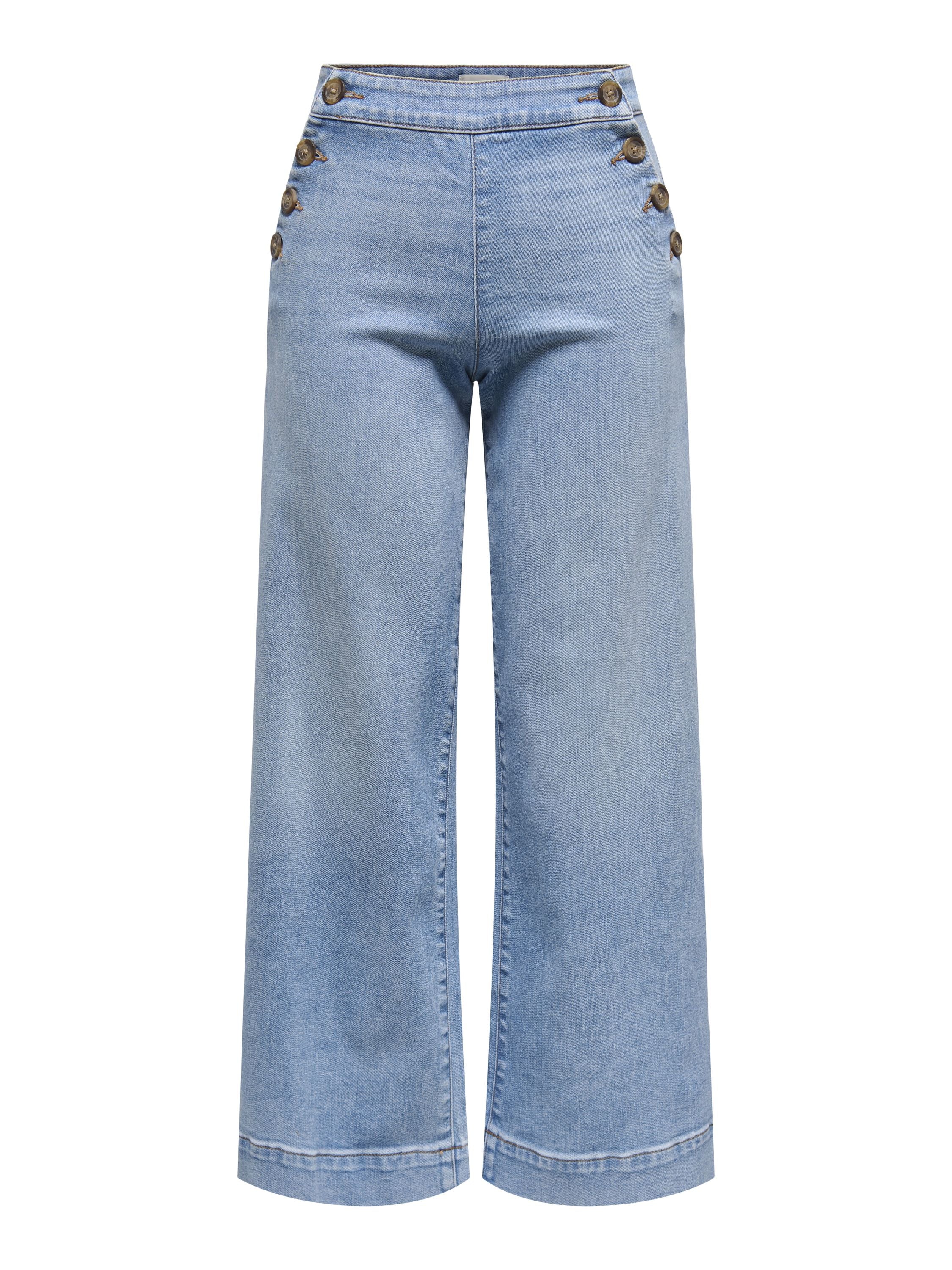 Jeans MADISON Wide Leg - Light Blue Denim - Blau