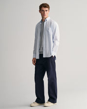 Popeline Bluse - 455-LIGHT BLUE - Blau