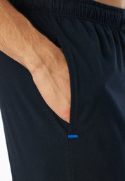 Schlafhose aus Baumwolle - 803-dunkelblau - Blau