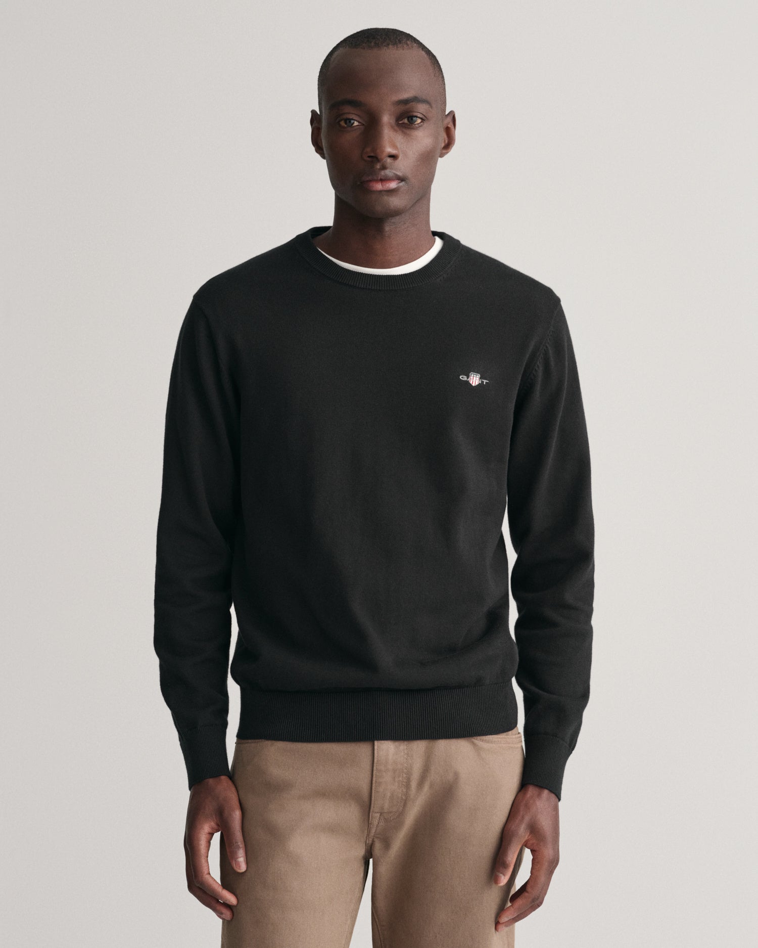 Strickpullover - 5-BLACK - Schwarz