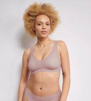 Bralette mit V-Auschnitt - 3649 PEROLA - Rosa